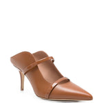 Mules Maureen 70 stiletto in pelle caramello 