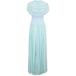 Abito lungo Nancie in blu 