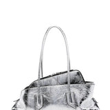 Borsa a spalla La passeggiata small in argentoThe Attico - donna 