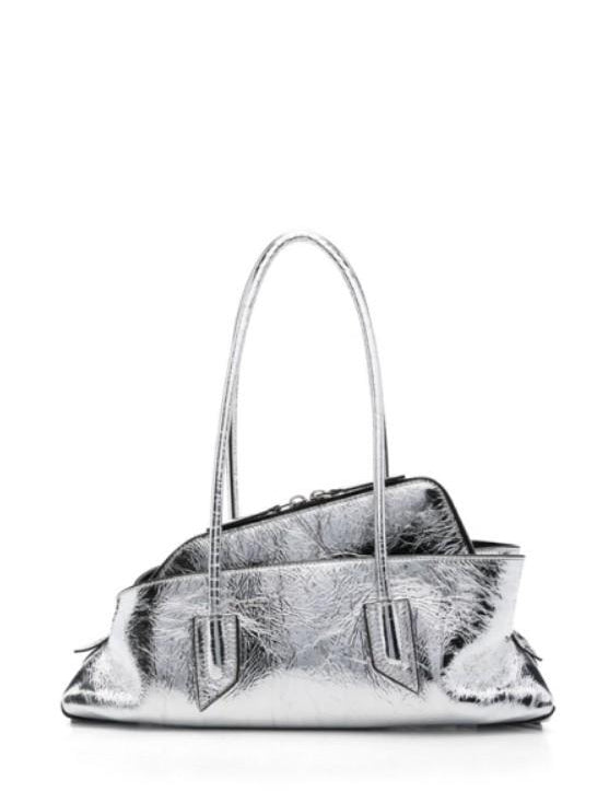 Borsa a spalla La passeggiata small in argentoThe Attico - donna 