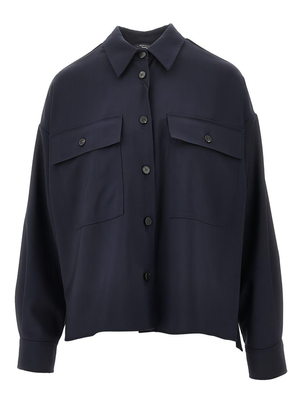 Mulino camicia in blu navy Maxmara weekend - donna 
