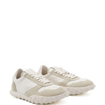 Sneakers basse in binco e beige Jil sander - donna 