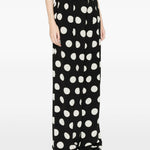 Pantaloni a pois in nero Junya watanabe - donna 