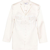 Giacca con strato in pizzo in bianco Giuseppe di morabito - donna 
