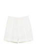 Shorts Aramis con pieghe in bianco Lardini - uomo