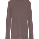 Top a coste a collo alto in grigio Lemaire - donna 