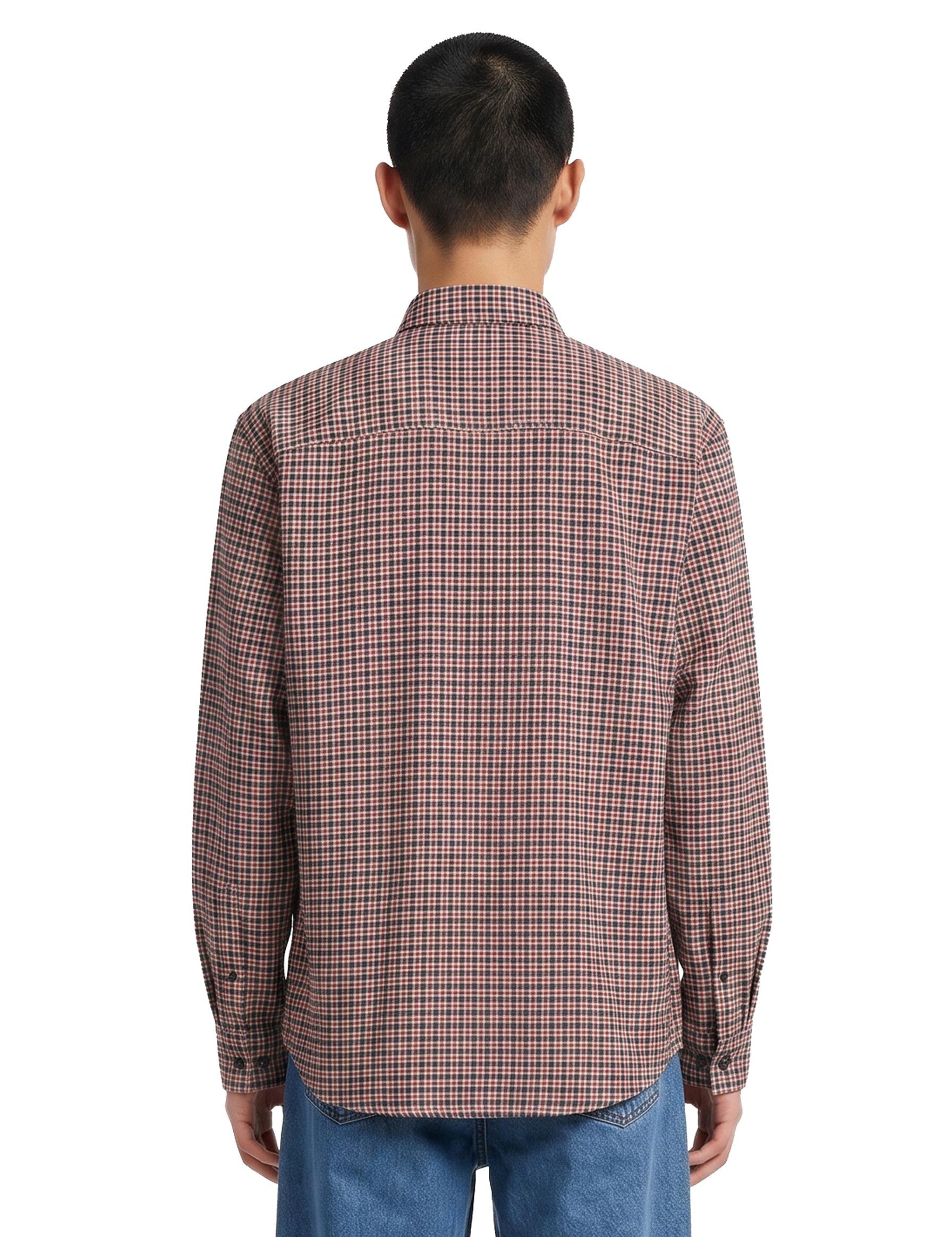 Camicia in cotone check multicolor 