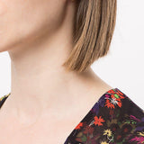 Orecchini a bottone con logo in oro Tory Burch -  donna 