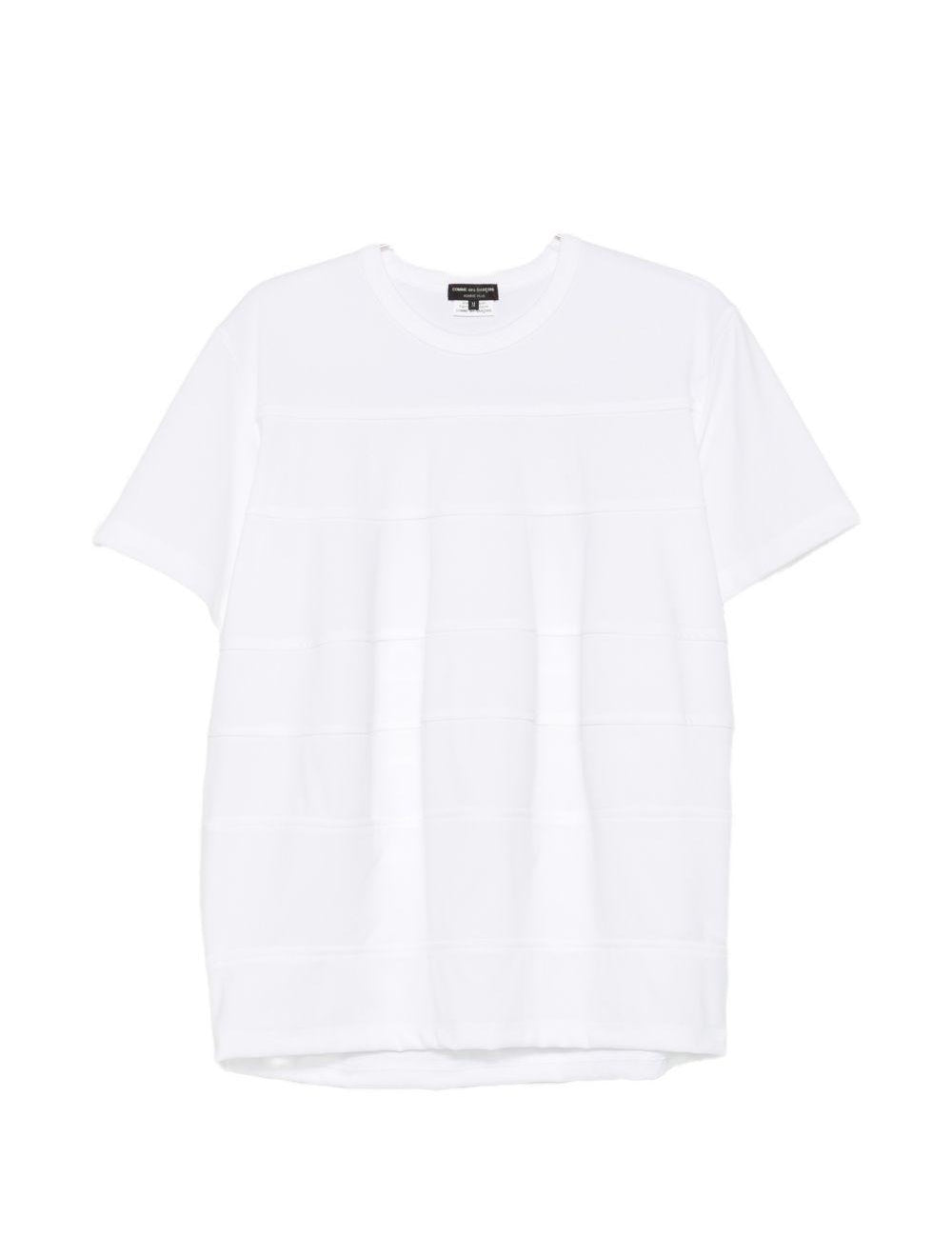 T-shirt a pannelli in bianco Comme des garcons homme plus - uomo 