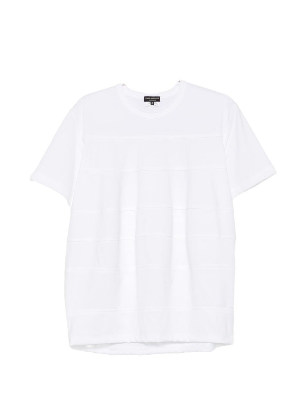 T-shirt a pannelli in bianco Comme des garcons homme plus - uomo 