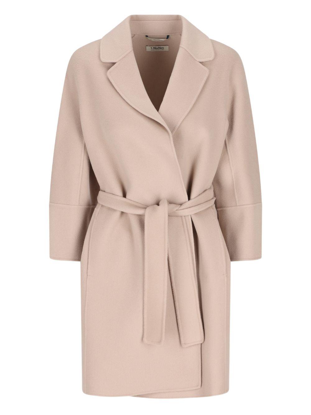 Cappotto Arona cintura in beige 'S Max Mara - donna 