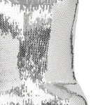Mini abito con paillettes e fianchi imbottiti in argento David koma - donna 
