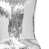 Mini abito con paillettes e fianchi imbottiti in argento David koma - donna 
