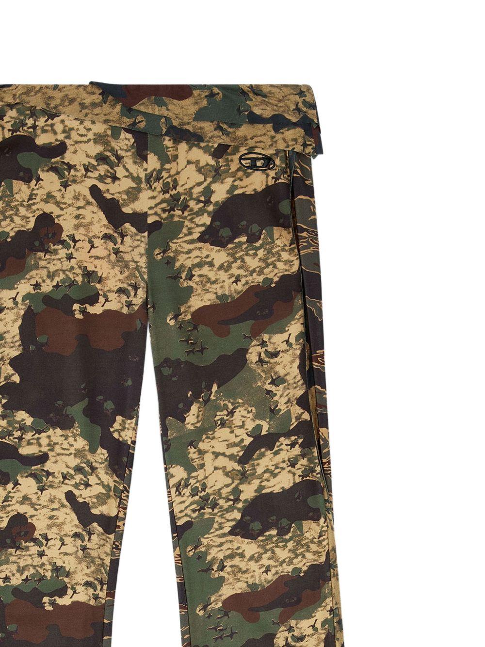 Pantaloni P-Affal in verde Diesel - donna 
