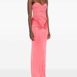 Abito da sera con scollo a cuore in rosa The new arrivals ilkyaz ozel - donna 