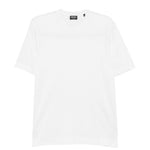 T-shirt a maniche corte in bainco Yohji yamamoto - uomo 