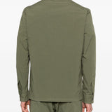 Camicia a maniche lunghe con tasca in verde Barena Venezia - uomo 