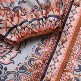 Blusa con stampa paisley aster multicolore 