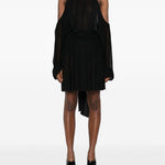 Abito mini con collo halter in nero Giuseppe Di Morabito - donna 
