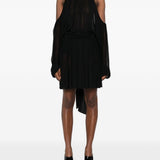 Abito mini con collo halter in nero Giuseppe Di Morabito - donna 
