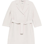 Cappotto con cintura in bianco 'S Max Mara - donna 