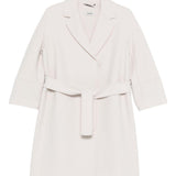 Cappotto con cintura in bianco 'S Max Mara - donna 