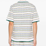 Polo a righe  in bianco Casablanca - uomo 