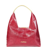 Borsa a mano Trapeze mini in rosso Marni - donna 