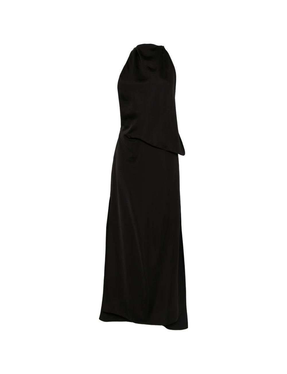 Abito dolmen in nero Max Mara Sportmax- donna 