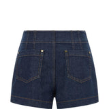 Shorts con bordi intrecciati awaken  in  blu Zimmermann - donna 
