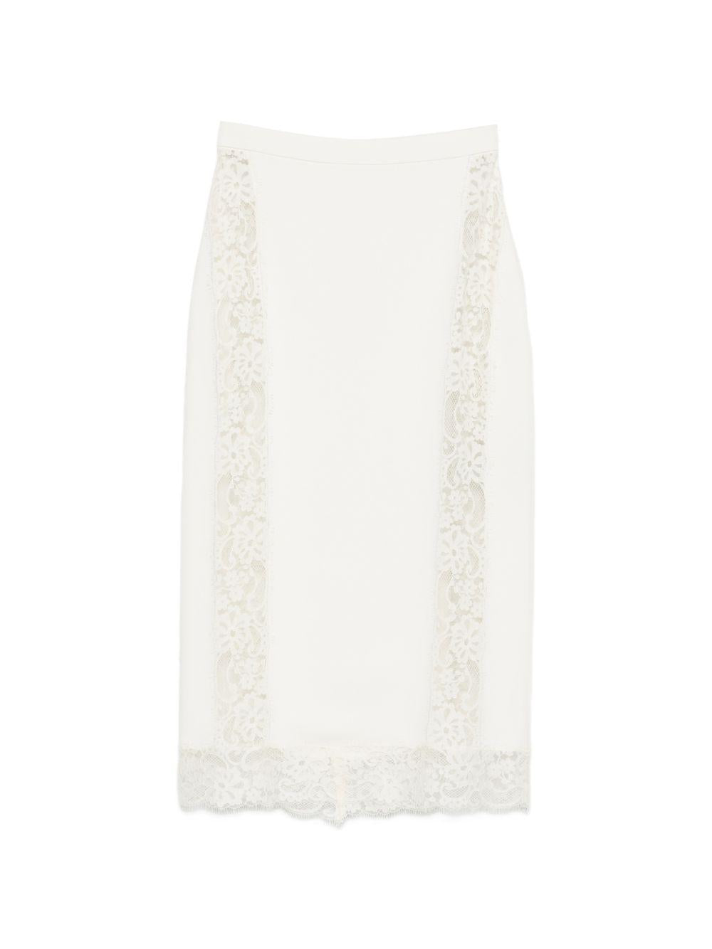 GONNA MIDI IN PIZZO IN NERO Elie Saab - DONNA 