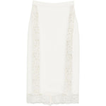 GONNA MIDI IN PIZZO IN NERO Elie Saab - DONNA 