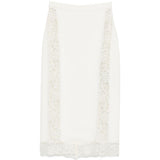 GONNA MIDI IN PIZZO IN NERO Elie Saab - DONNA 
