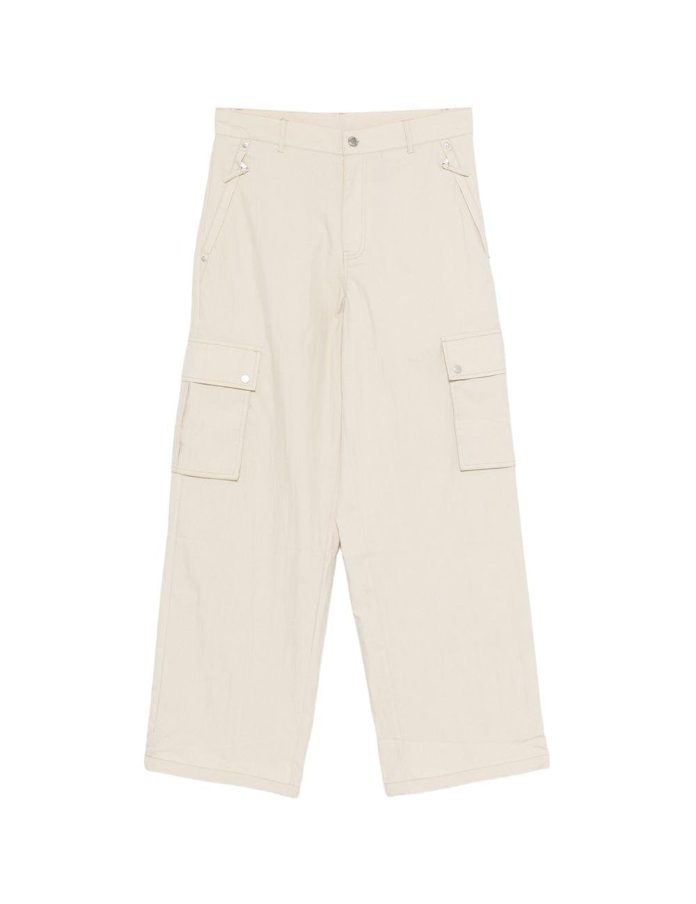 Pantaloni cargo vera in bianco Carrer - uomo 