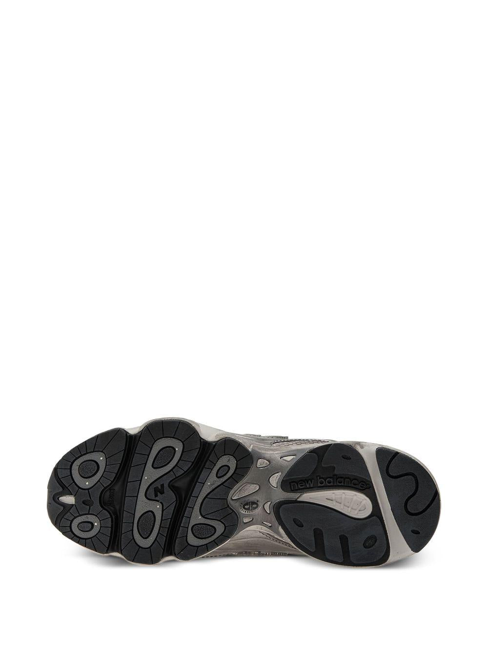 Sneakers 1000 con lacci in argento 
