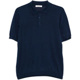 Polo a maniche corte in blu Kangra - uomo 
