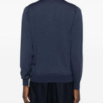 Polo a maniche lunghe in blu Lardini - uomo 