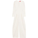 Tuta intera con scollo a V in beige The latest - donna 