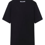T-shirt con stampa in nero Moschino - donna 