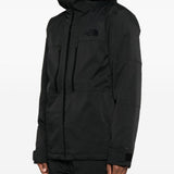 Giacca con cappuccio e zip da neve in nero The north face - uomo 