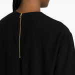 Abito con stampa in nero - donna 