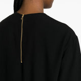 Abito con stampa in nero - donna 