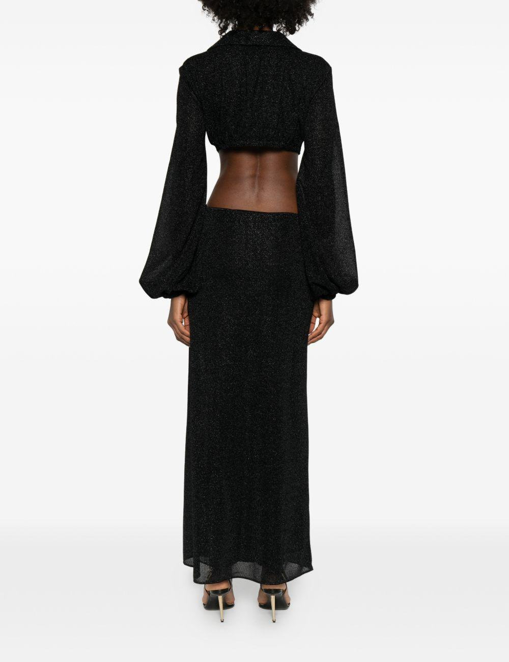 Abito con dettagli cut-out lumiere in nero Oséree - donna 