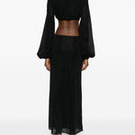 Abito con dettagli cut-out lumiere in nero Oséree - donna 