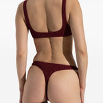 Bikini lumiere sporty in bordeaux Oséree - donna 