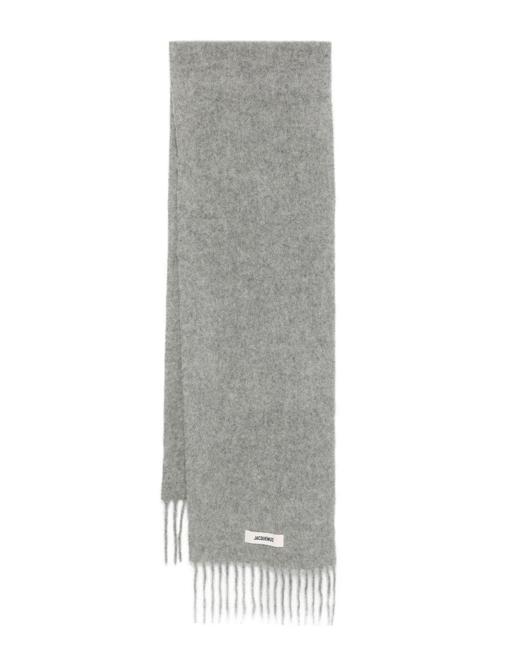 Sciarpa L'écharpe Carro in grigio Jacquemus - unisex 