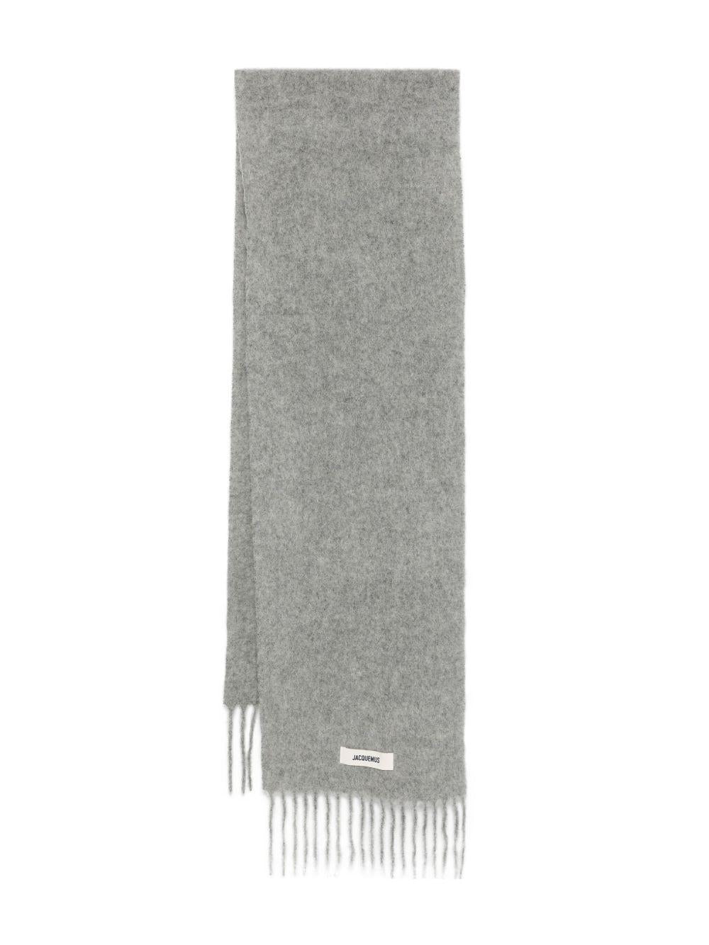 Sciarpa L'écharpe Carro in grigio Jacquemus - unisex 