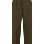 Pantaloni dritti in verde militare Marni - uomo 