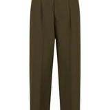 Pantaloni dritti in verde militare Marni - uomo 