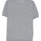T-shirt girocollo in grigio Kangra - uomo 